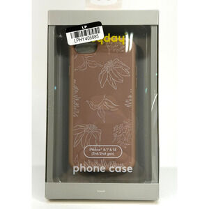 Heyday Phone Case For Apple iPhone SE (3rd/2nd Gen) & 8/7- Warm Taupe Flowers